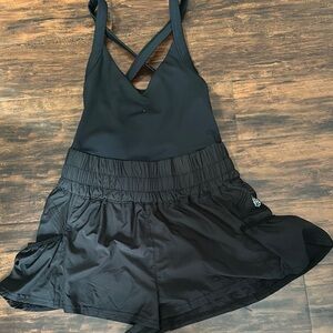 Fp Movemenr Black Athletic Romper